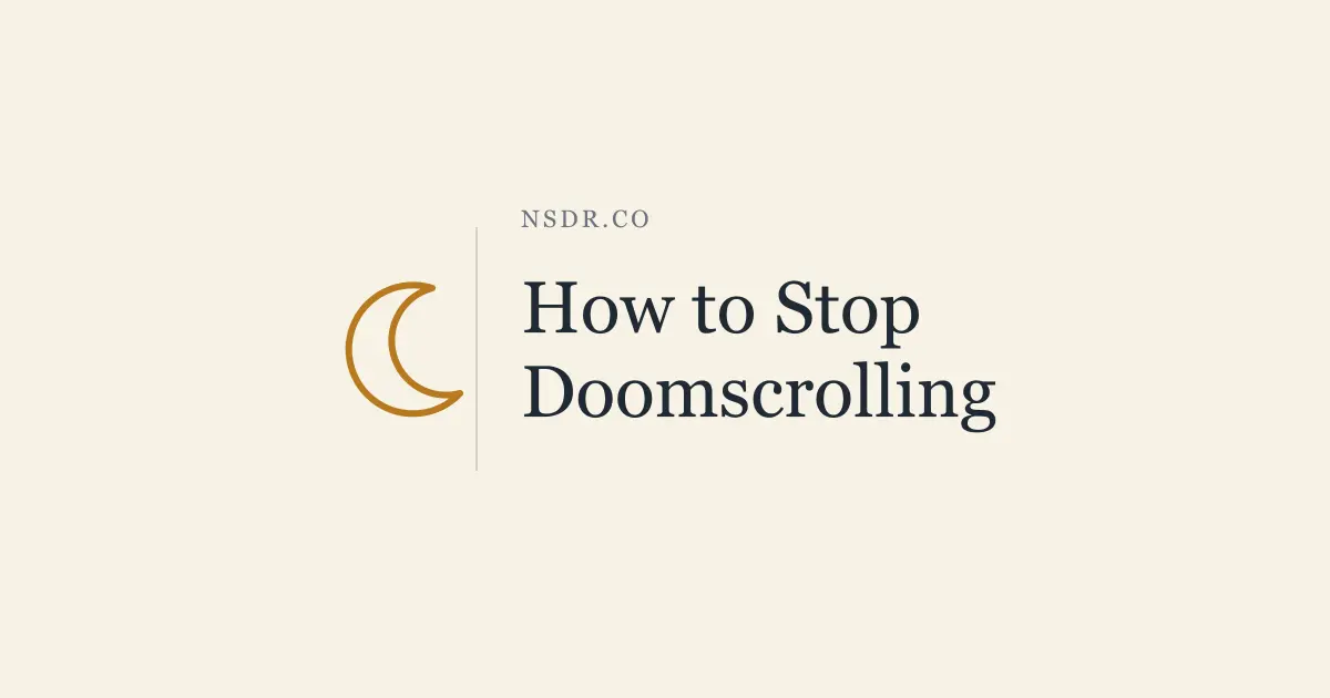 Doomscrolling: Why You Can't Stop and How to Break the Loop