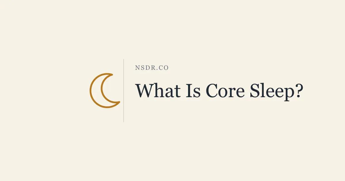 What Is Core Sleep? Apple Watch Sleep Stages Explained