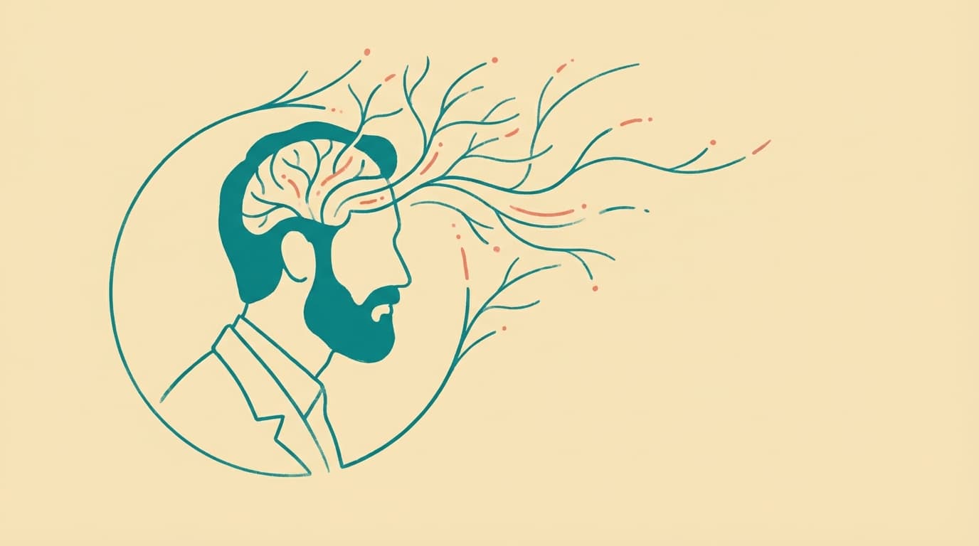 Andrew Huberman NSDR neuroscience illustration