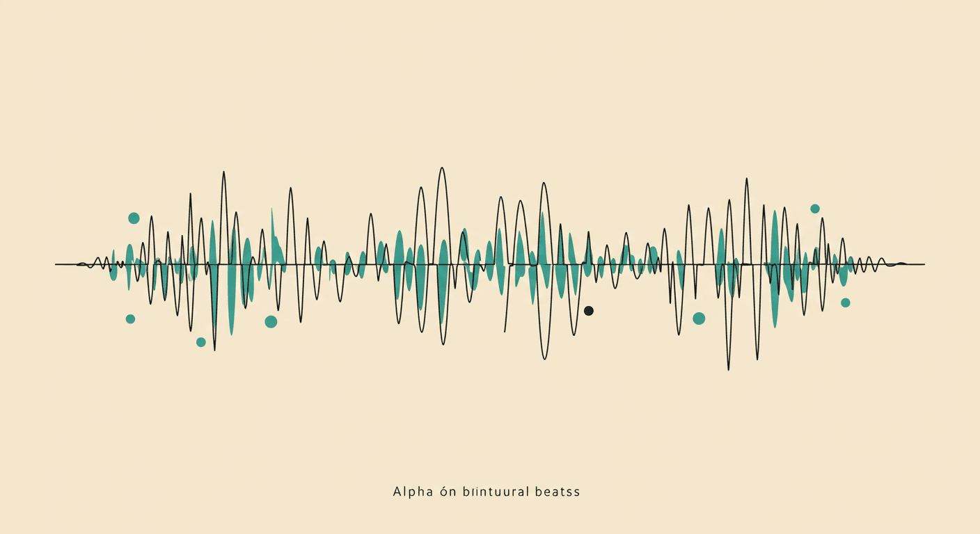 Illustration for Alpha Waves for Studying: How Binaural Beats Improve Learning