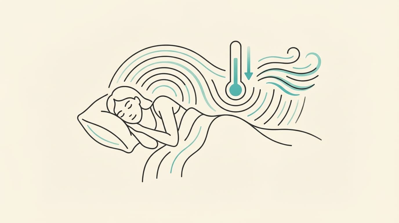Illustration for Optimal Sleep Temperature