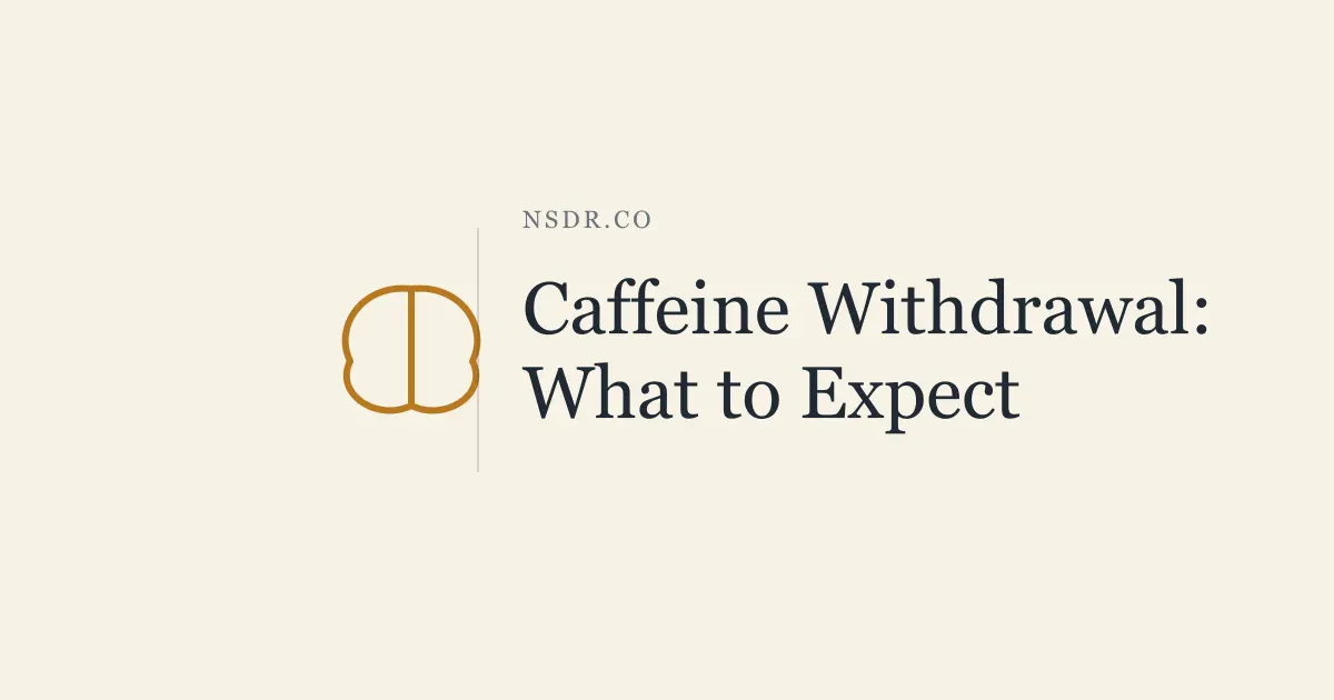 Caffeine Withdrawal Symptoms: What to Expect and How to Recover