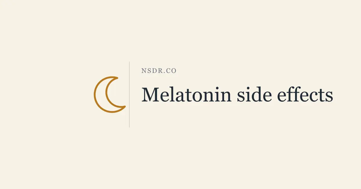 Melatonin Side Effects: What's Common, Rare and Still Unknown
