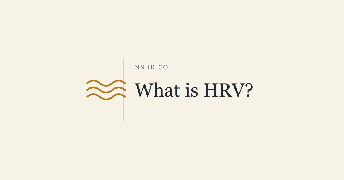 What Is HRV? Your Nervous System's Real-Time Report Card