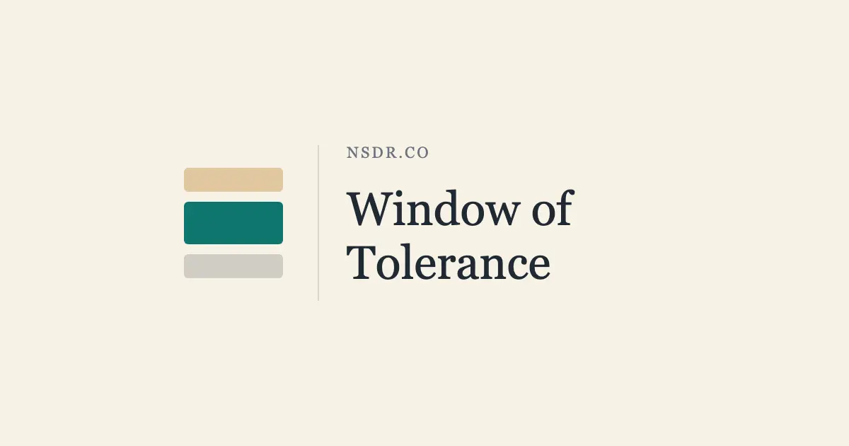 Window of Tolerance: What It Is and What May Help Widen Yours